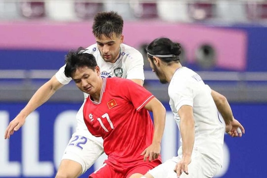 U23 Việt Nam thua toàn diện trước U23 Uzbekistan