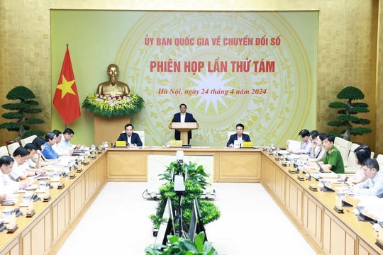 Thủ tướng chủ trì Phiên họp thứ 8, Ủy ban Quốc gia về chuyển đổi số