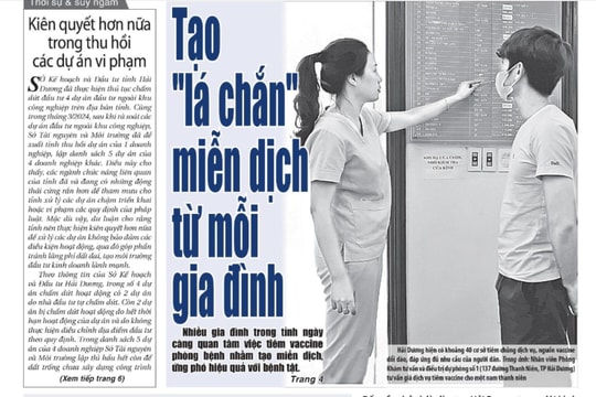 Xem gì trên báo Hải Dương ngày 25/4?