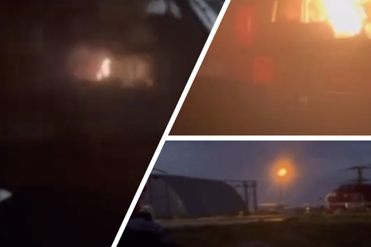 Tình báo Ukraine tung clip phá hủy trực thăng Ka-32 của Nga ở Moskva