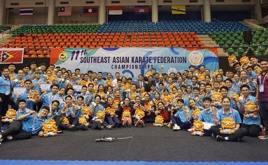Vietnamese Karate athletes top regional championships
