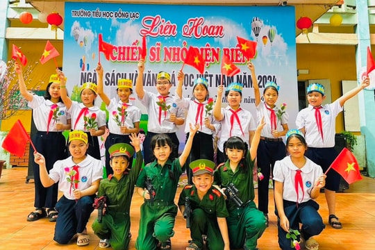 Học sinh Hải Dương tập làm chiến sĩ nhỏ Điện Biên