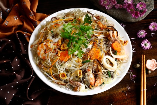 Cách làm miến xào hải sản