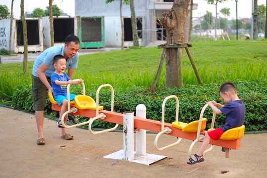 Sân chơi cho trẻ em ở nông thôn - những điểm hẹn kết nối cộng đồng