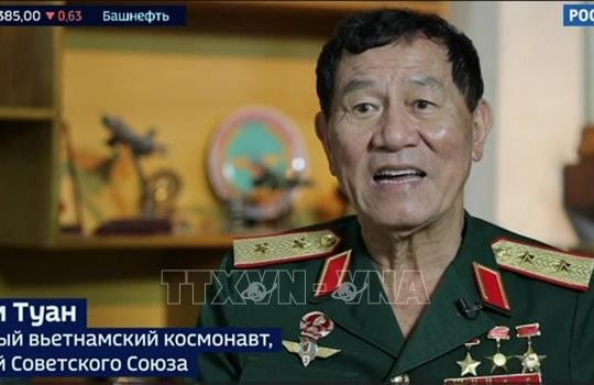 Nga công chiếu phim tài liệu về hợp tác hàng không vũ trụ với Việt Nam