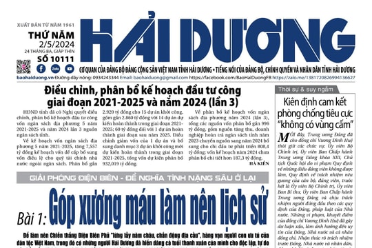 Xem gì trên báo Hải Dương ngày 2/5?
