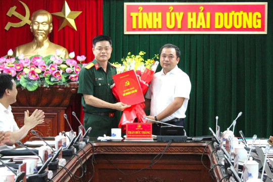 Ban Bí thư chuẩn y Đại tá Vũ Hồng Anh tham gia Ban Thường vụ Tỉnh uỷ Hải Dương