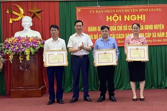 Tân Hồng 3 năm liên tiếp dẫn đầu chỉ số cải cách hành chính cấp xã huyện Bình Giang