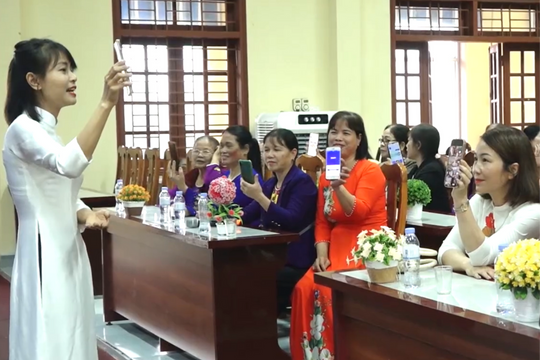 Thanh Hà có nhiều bài thi phụ nữ ứng dụng công nghệ thông tin cấp toàn quốc nhất tỉnh