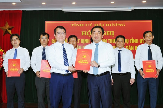 Chủ tịch UBND huyện Thanh Hà Vũ Việt Anh được điều động đến công tác tại Ủy ban MTTQ tỉnh Hải Dương