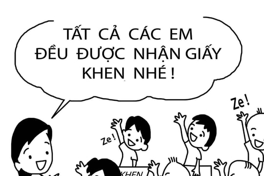 Em nào cũng được giấy khen