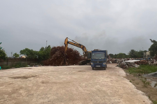 1 cá nhân ở Gia Lộc bị phạt 50 triệu đồng do đổ bê tông trái phép trên đất nông nghiệp