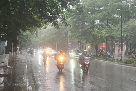 Khu vực Bắc Bộ có mưa dông trong vài ngày tới