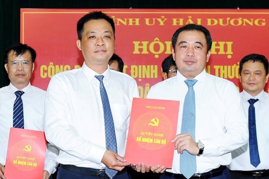 Trưởng Phòng Quản lý đô thị TP Hải Dương Vũ Minh Nghĩa giữ chức Phó Giám đốc Sở Xây dựng