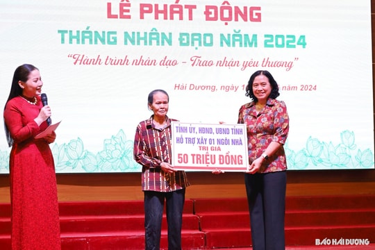 Hải Dương phát động Tháng Nhân đạo năm 2024