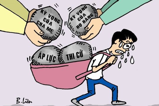 Đừng gây áp lực lớn cho con