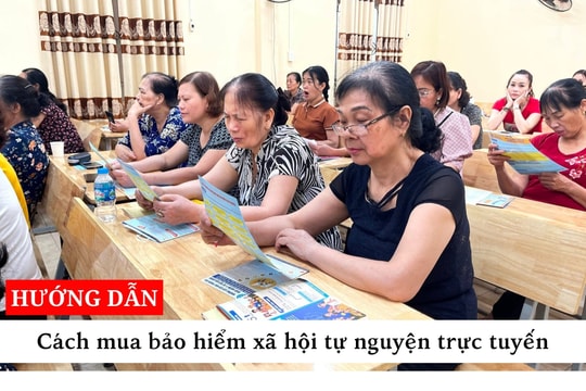 Mua bảo hiểm xã hội tự nguyện trực tuyến như thế nào?
