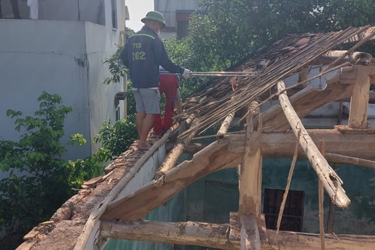 Hội Cựu chiến binh huyện Nam Sách hỗ trợ sửa chữa nhà cho hội viên nghèo