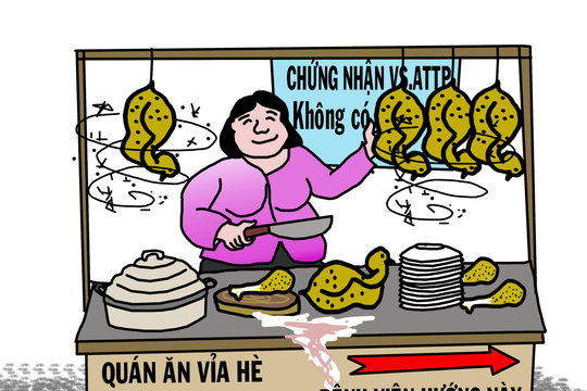 Cảnh giác với quán ăn vỉa hè