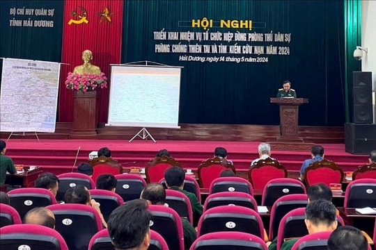 Bộ Chỉ huy quân sự tỉnh Hải Dương chủ động ứng phó thảm họa, sự cố thiên tai