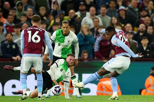 Thoát thua Liverpool, Aston Villa tiến sát vé dự Champions League