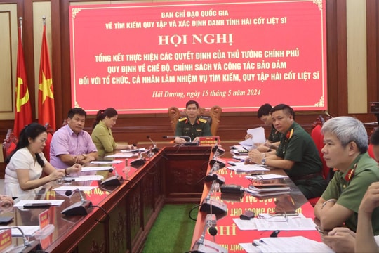 Thực hiện hiệu quả các chế độ, chính sách trong tìm kiếm, quy tập hài cốt liệt sĩ