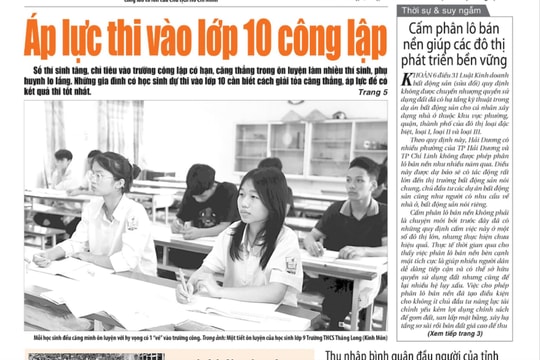 Xem gì trên báo Hải Dương ngày 15/5?
