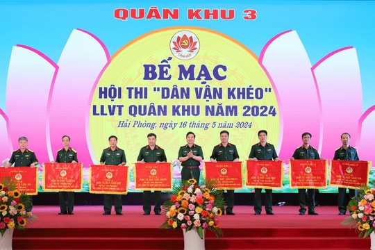 Bộ Chỉ huy quân sự tỉnh Hải Dương đoạt giải nhất Hội thi “Dân vận khéo” Quân khu 3