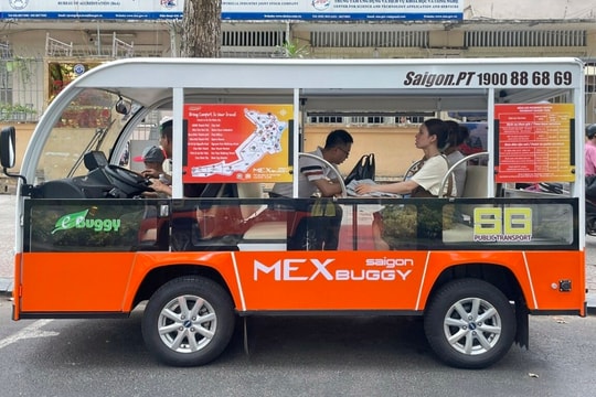 Xe điện du lịch ở TP Hồ Chí Minh có thể hút khách như tuktuk Thái Lan