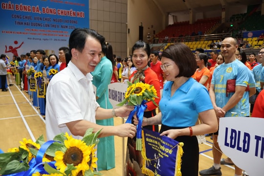 543 vận động viên tham gia Giải thể thao trong công chức, viên chức, lao động tỉnh Hải Dương lần thứ 2