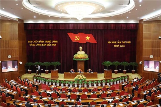 Thông báo Hội nghị lần thứ 9 Ban Chấp hành Trung ương Đảng khóa XIII