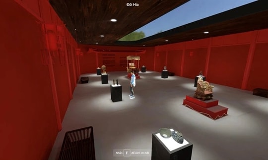 Royal antiques presented at metaverse exhibition