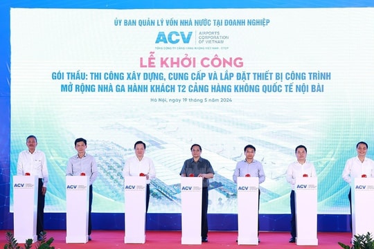 Khởi công mở rộng nhà ga hành khách T2 Cảng hàng không quốc tế Nội Bài