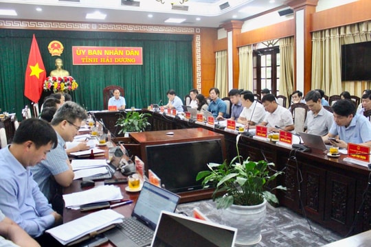 UBND tỉnh Hải Dương bàn việc lập quy hoạch các dự án khu dân cư, khu đô thị