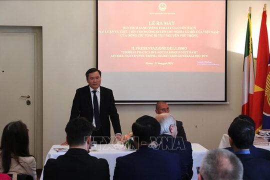Lễ ra mắt bản dịch tiếng Italy cuốn sách của Tổng Bí thư Nguyễn Phú Trọng
