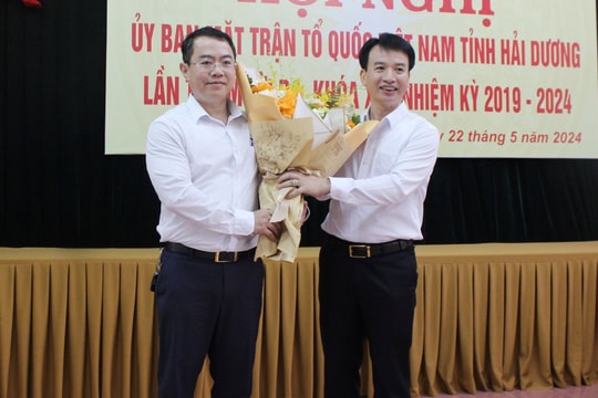 Nguyên Chủ tịch UBND huyện Thanh Hà Vũ Việt Anh được hiệp thương cử giữ chức Phó Chủ tịch Ủy ban MTTQ tỉnh