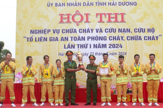 Xã Chi Lăng Nam (Thanh Miện) giành giải nhất Hội thi "Tổ liên gia an toàn phòng cháy, chữa cháy" tỉnh Hải Dương lần thứ I