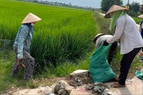 Tất cả các xã, thị trấn ở Kim Thành đều có mô hình xử lý rác thải hữu cơ tại gia đình