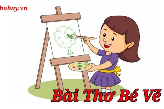 Bé học vẽ