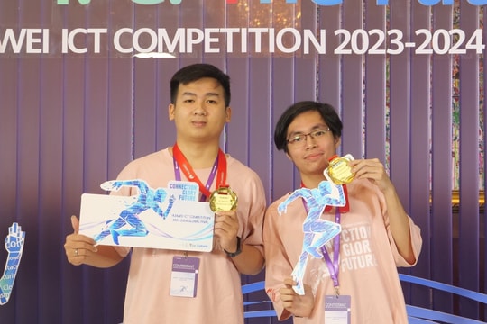 2 nam sinh Việt giành giải ba cuộc thi công nghệ thông tin toàn cầu Huawei ICT