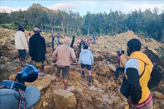 Papua New Guinea ước tính trên 2.000 người bị vùi lấp trong thảm họa sạt lở đất