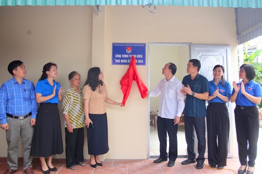 Đoàn Khối các cơ quan tỉnh Hải Dương phối hợp bàn giao công trình "nhà nhân ái"