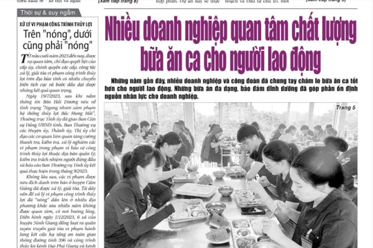 Xem gì trên báo Hải Dương ngày 27/5?