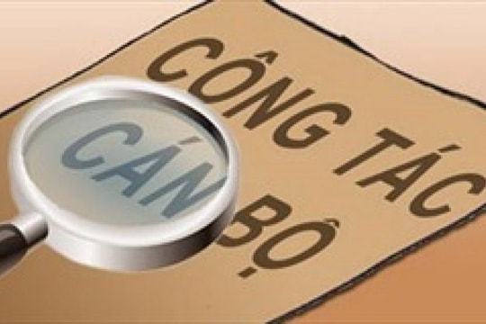 Gắn trách nhiệm của người đứng đầu trong công tác cán bộ