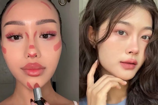 Cách dùng một thỏi son trang điểm cả gương mặt