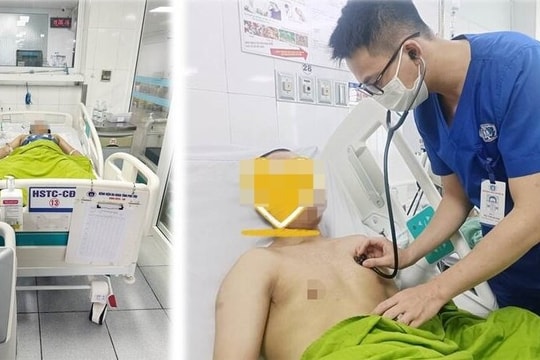 Nam thanh niên nguy kịch sau 2 tiếng đi xe máy từ Hà Nội về quê giữa trưa nắng