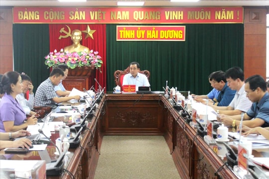 Hải Dương bổ sung 1 vụ việc vào diện theo dõi, chỉ đạo của Ban Chỉ đạo Phòng, chống tham nhũng, tiêu cực tỉnh