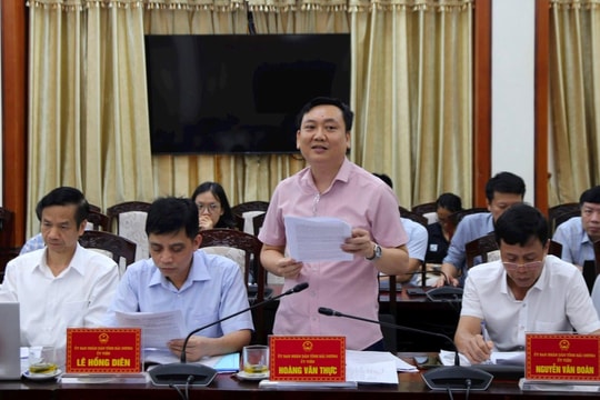 Tháo gỡ vướng mắc cho huyện Ninh Giang về đất đai, đầu tư công