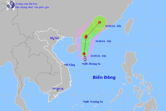 Áp thấp nhiệt đới trên Biển Đông có thể mạnh lên thành bão