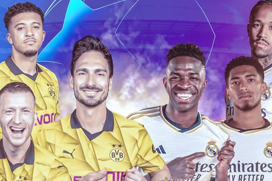 Chung kết Cúp C1: Tương phản kịch tính Real Madrid với Dortmund